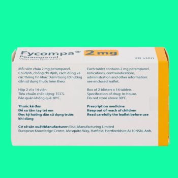 Fycompa 2mg 5 Fycompa 2mg