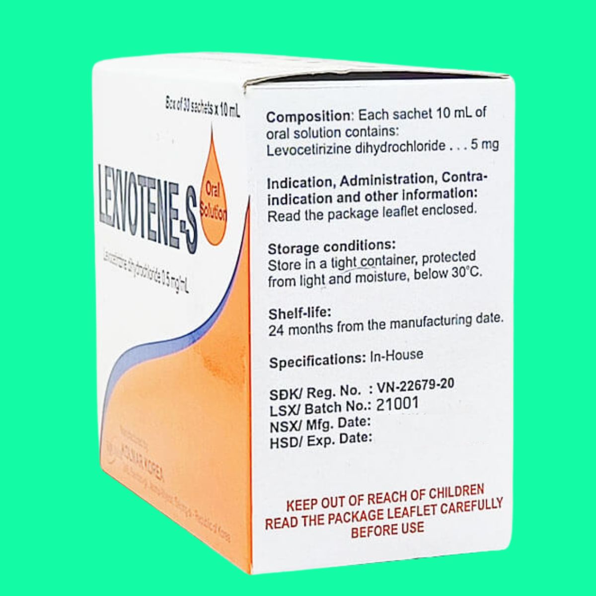 Lexvotene - S Oral Solution 5mg_10ml-5 Lexvotene-S Oral Solution 5mg/10ml