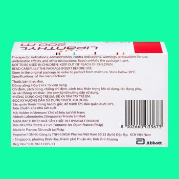 Lipanthyl 200M 6 Thuốc Lipanthyl 200M có tác dụng điều trị tăng triglycerid đơn thuần, có thể kèm HDL thấp, rối loạn lipid hỗn hợp