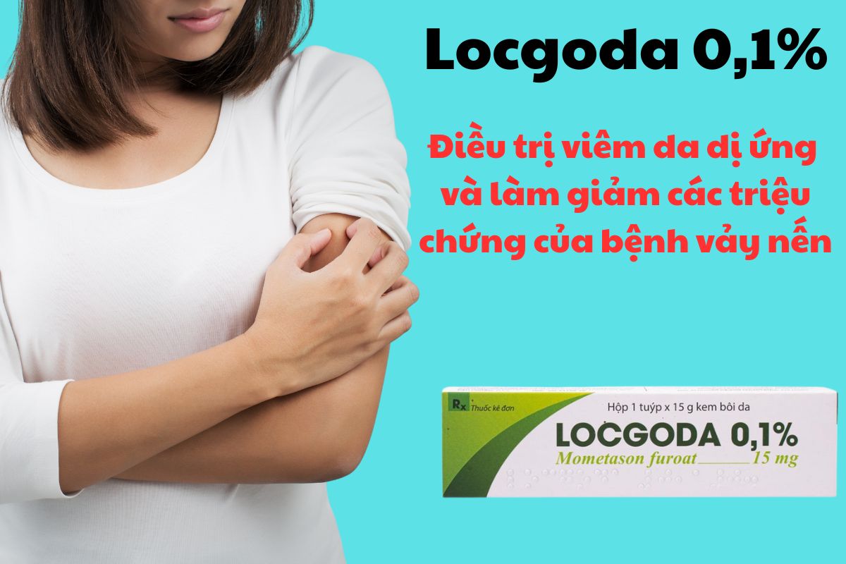 Thuốc Locgoda 0,1% có tác dụng giảm các biểu hiện viêm da, viêm da dị ứng