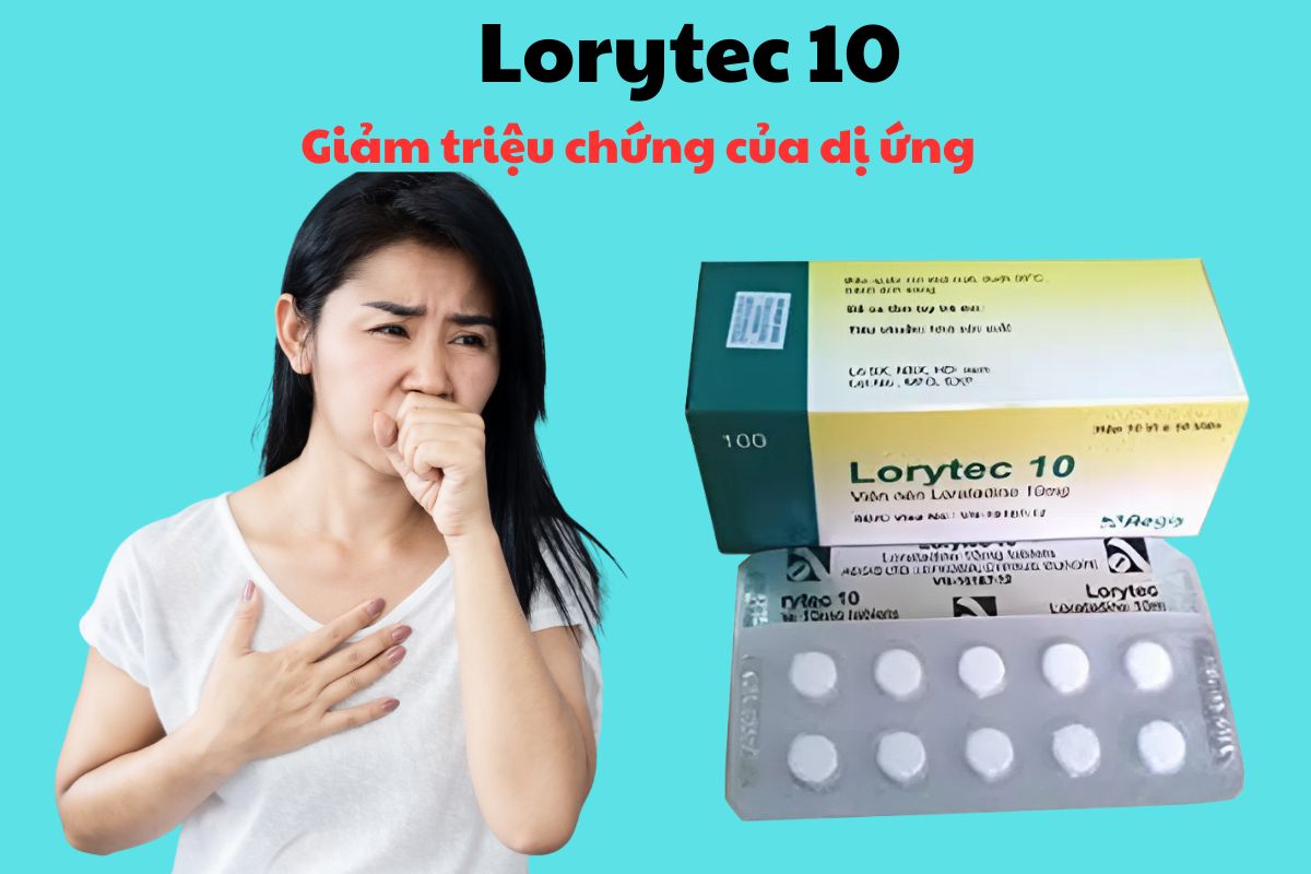 Thuốc Lorytec 10 có tác dụng giảm triệu chứng của dị ứng bao gồm viêm mũi, mề đay mãn tính
