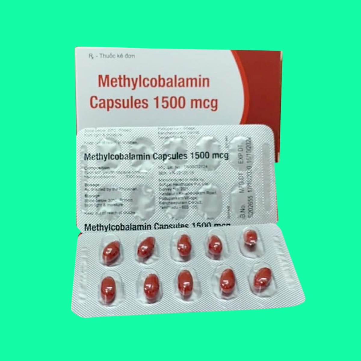 Methylcobalamin-Capsules-1500 mcg-15 Methylcobalamin Capsules 1500mcg