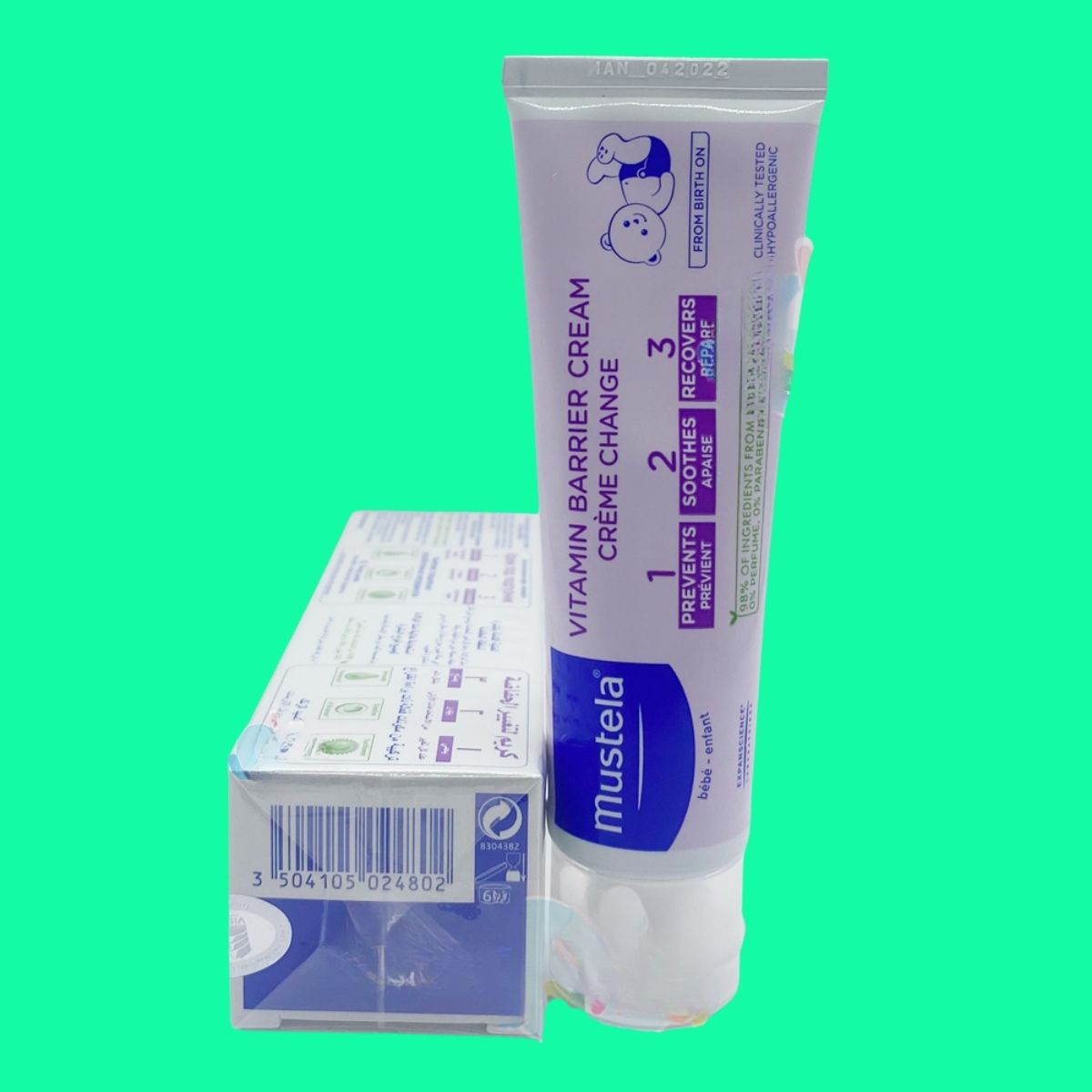 Mustela Vitamin Barrier Cream -2 Mustela Vitamin Barrier Cream