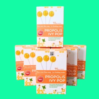 Kẹo mút keo ong Propolis Ivy Pop Happy 4 Propolis Ivy Pop Happy