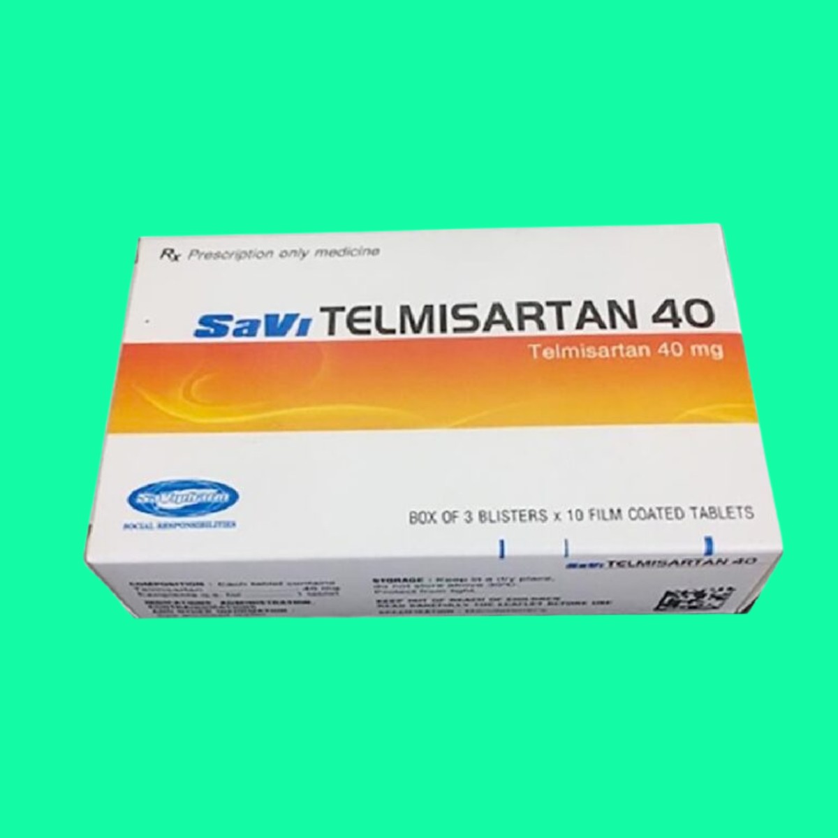 SaVi-Telmisartan-40-7 SaVi Telmisartan 40