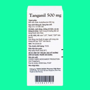 Tanganil 500mg 11 Tanganil 500mg