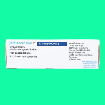 Jardiance Duo 5mg/1000mg 5 Jardiance Duo 12.5mg/1000mg