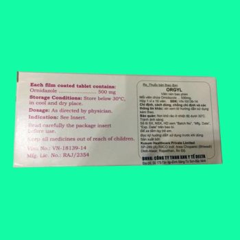Orgyl 500mg 3 Orgyl 500mg