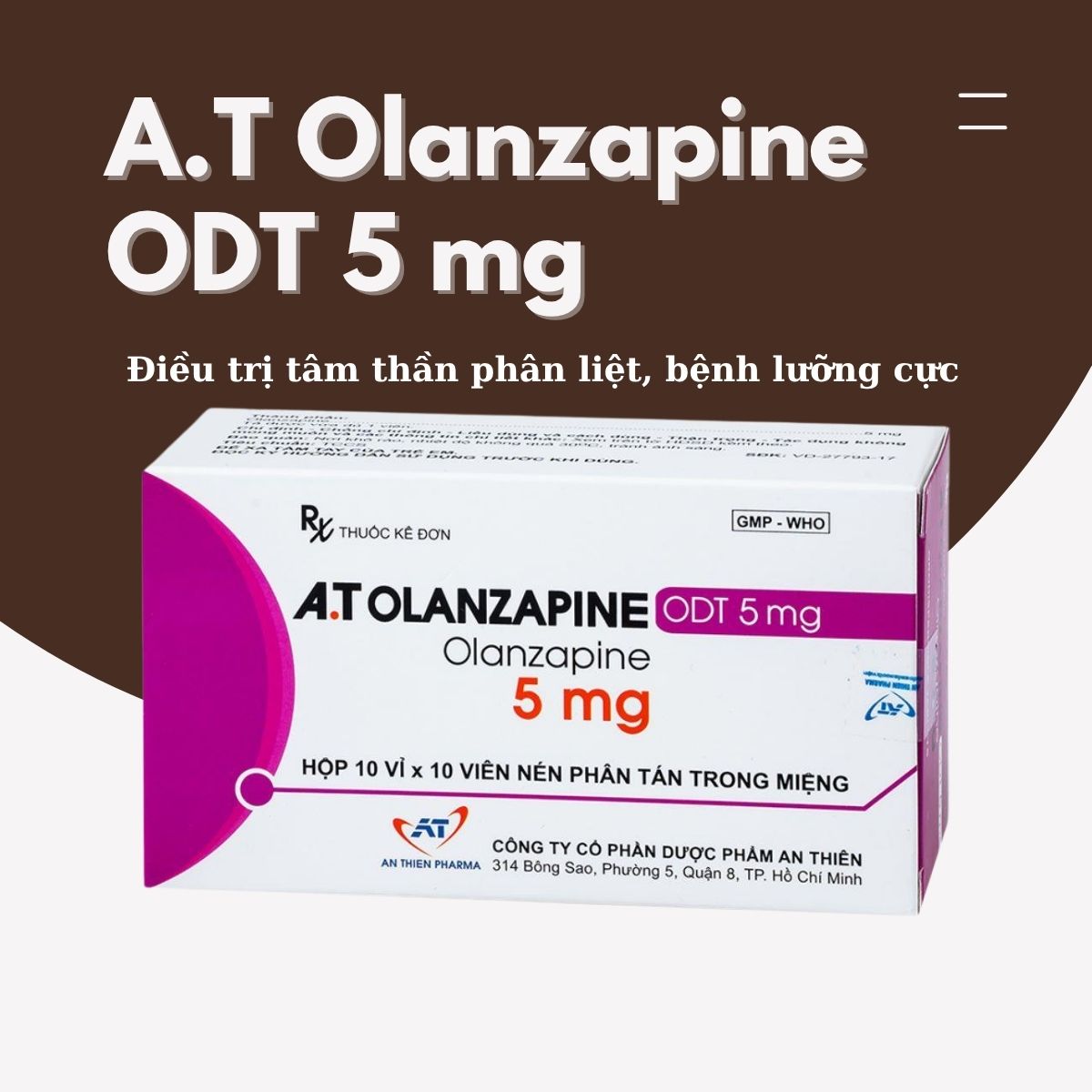 A.T Olanzapine ODT 5 mg