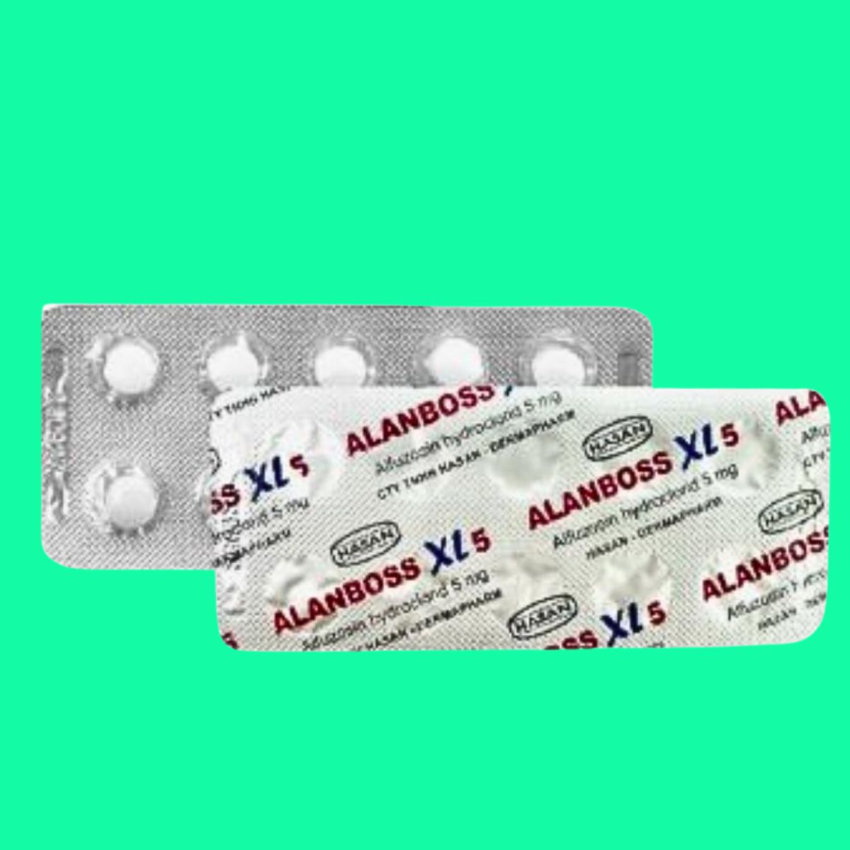 Alanboss-XL-5-2 Thuốc Alanboss XL 5 có tác dụng giúp cải thiện triệu chứng chức năng do phì đại lành tính tuyến tiền liệt