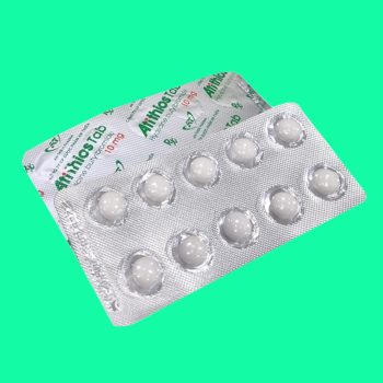 Atithios Tab 10mg 2 Thuốc Atithios Tab 10mg có tác dụng giúp giảm co thắt cơ trơn tại đường tiêu hóa và tiết niệu - sinh dục