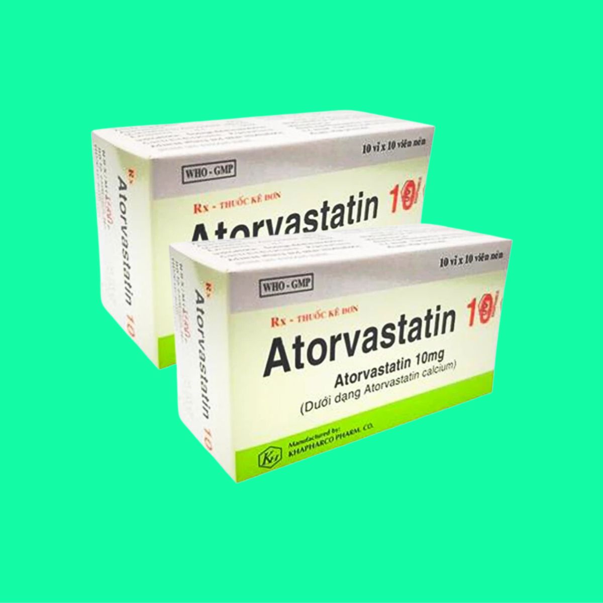 Atorvastatin 10 Khapharco (2) Atorvastatin 10 Khapharco