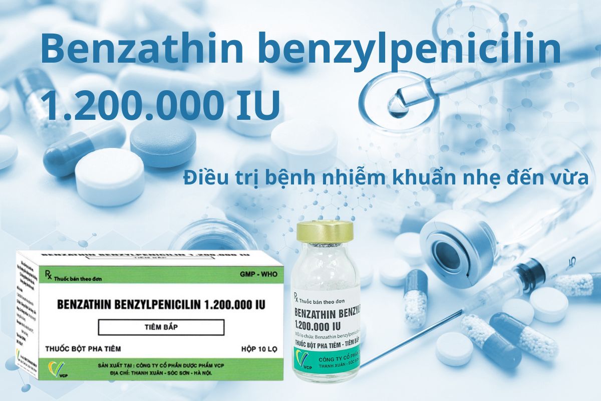 Benzathin benzylpenicilin 1.200.000 IU