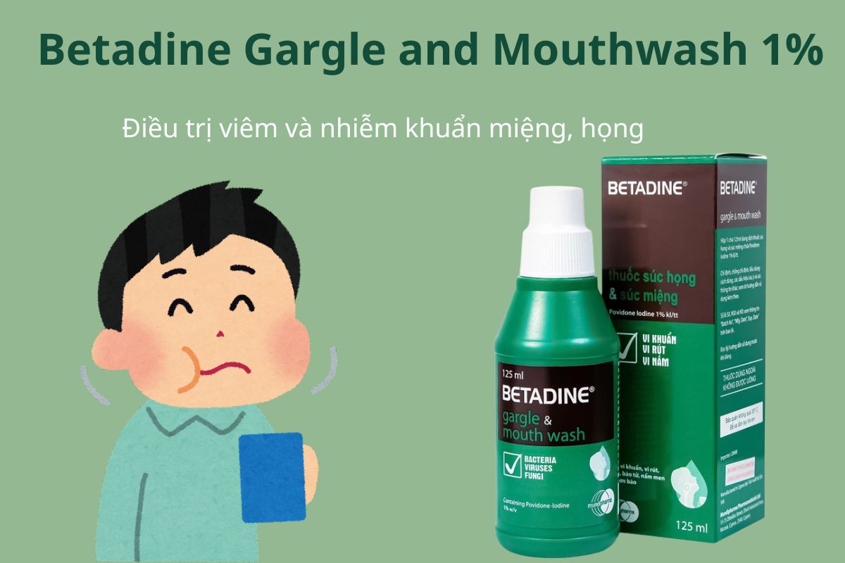 Betadine Gargle and Mouthwash 1%