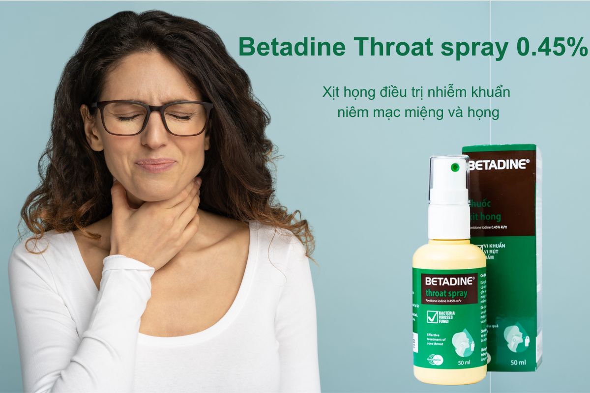 Betadine Throat spray 0.45%
