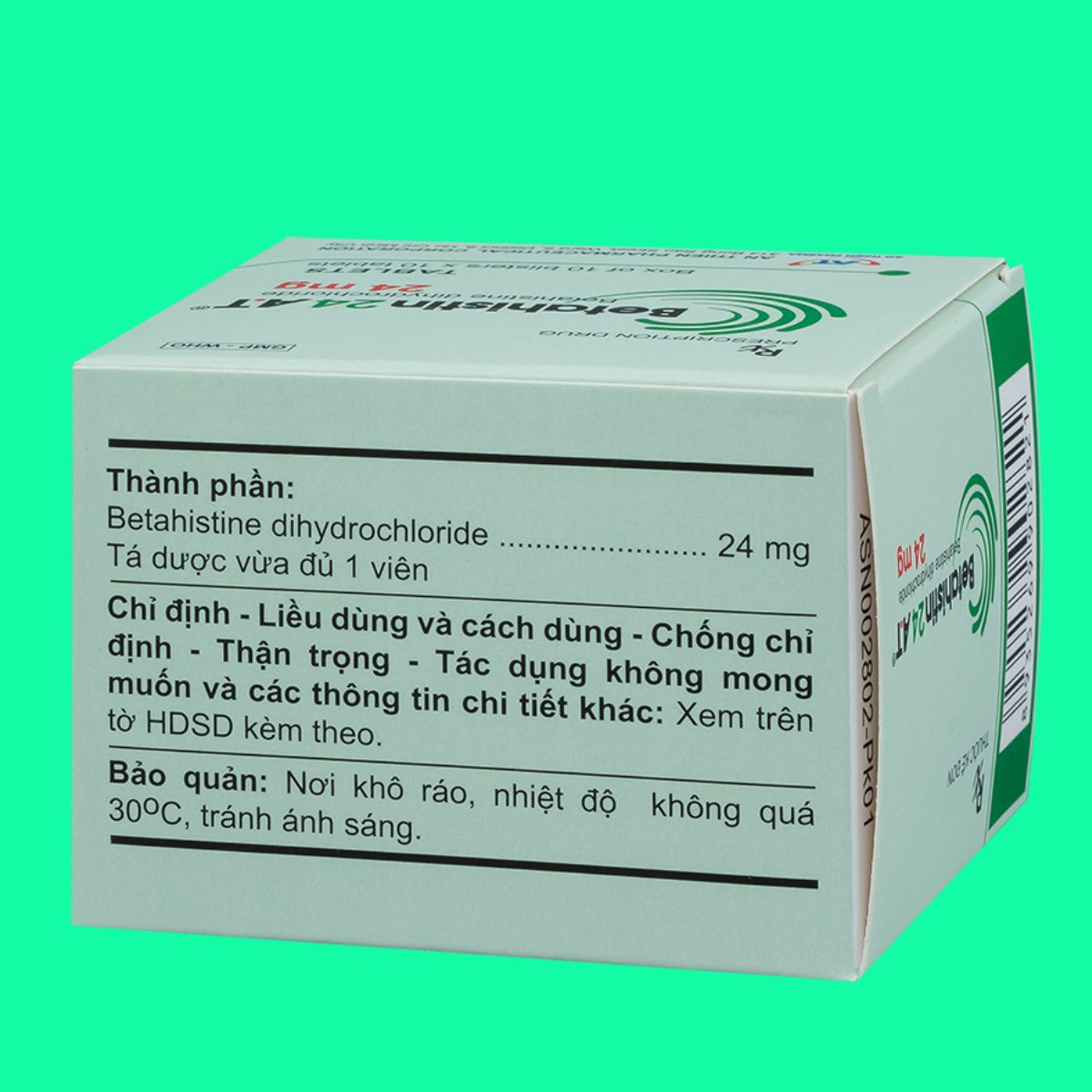 Betahistin 24 A.T (4) Betahistin 24 A.T