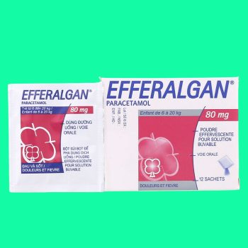 Bột sủi Efferalgan 80mg 2 Bột sủi Efferalgan 80mg