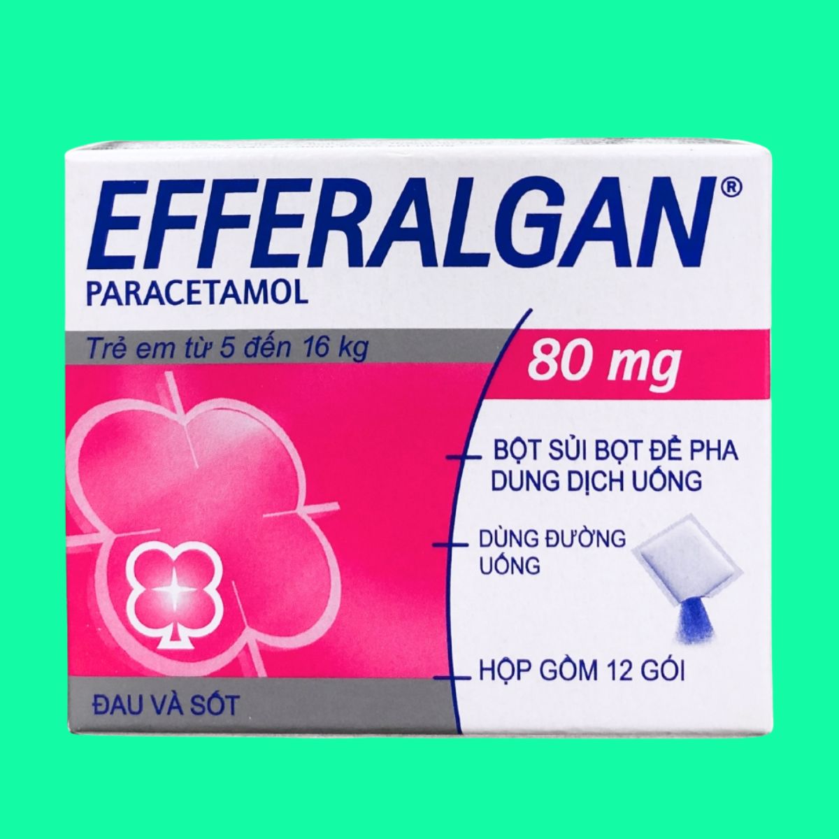 Bột sủi Efferalgan 80mg (3) Bột sủi Efferalgan 80mg