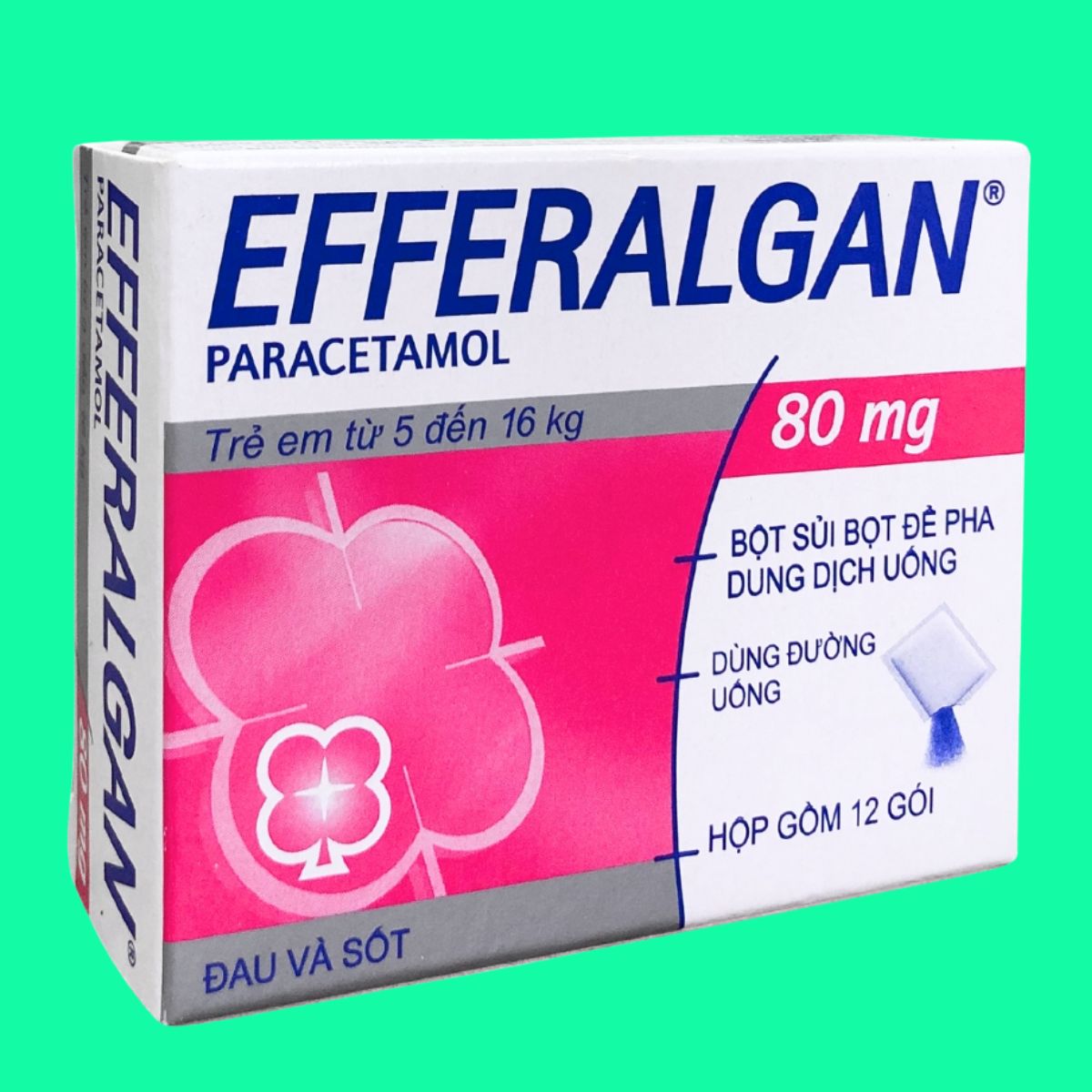 Bột sủi Efferalgan 80mg (5) Bột sủi Efferalgan 80mg