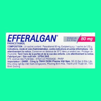 Bột sủi Efferalgan 80mg 7 Bột sủi Efferalgan 80mg