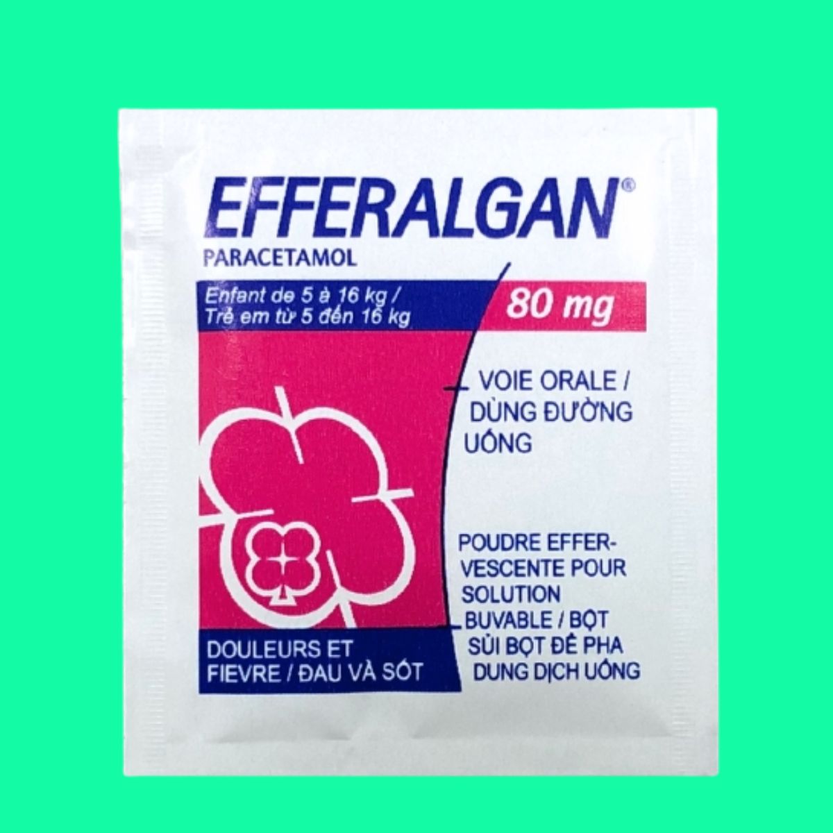 Bột sủi Efferalgan 80mg (8) Bột sủi Efferalgan 80mg