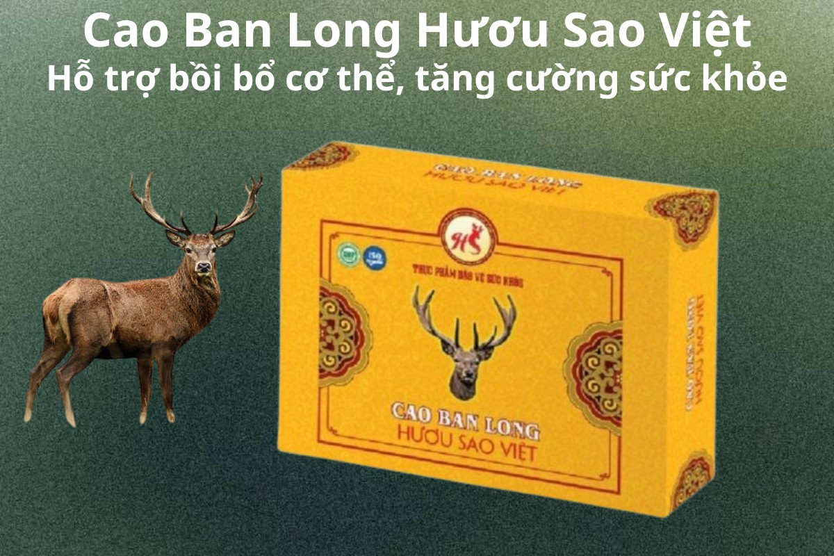 Cao Ban Long Hươu Sao Việt 8 Cao Ban Long Hươu Sao Việt hỗ trợ bồi bổ cơ thể, tăng cường sức khỏe