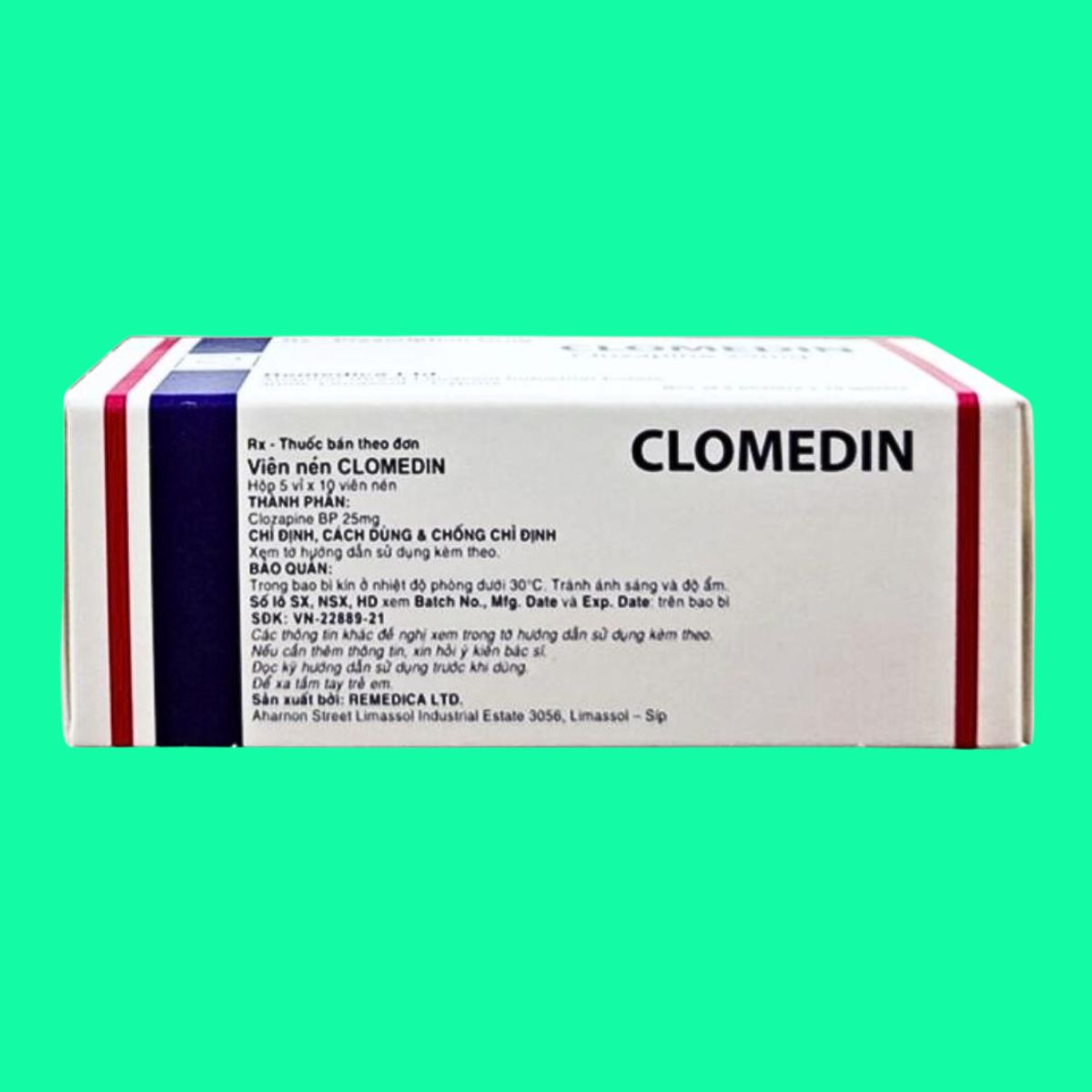 Clomedin 25mg (5) Clomedin 25mg