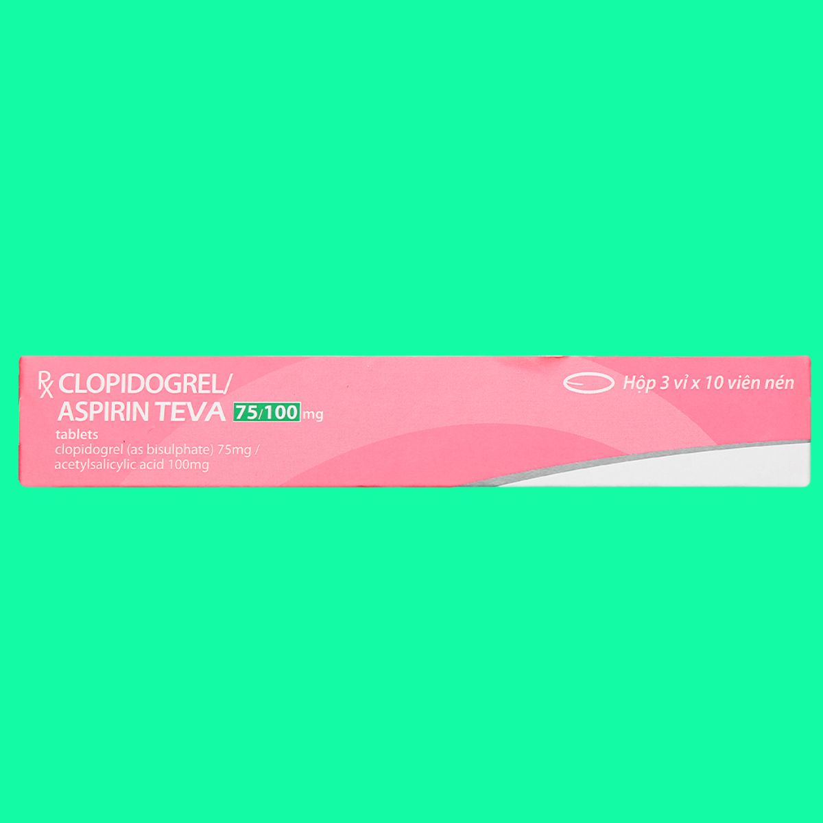 Clopidogrel_Aspirin Teva 75_100mg (4) Clopidogrel/Aspirin Teva 75/100mg