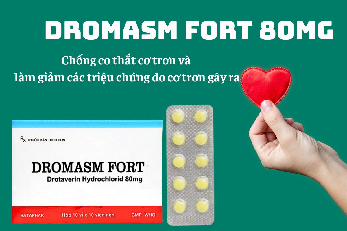Dromasm fort 80mg 8 Dromasm fort 80mg