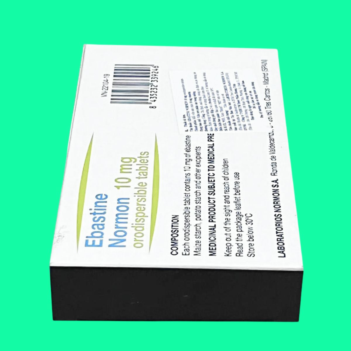 Ebastine Normon 10mg Orodispersible Tablets (10) Ebastine Normon 10mg Orodispersible Tablets