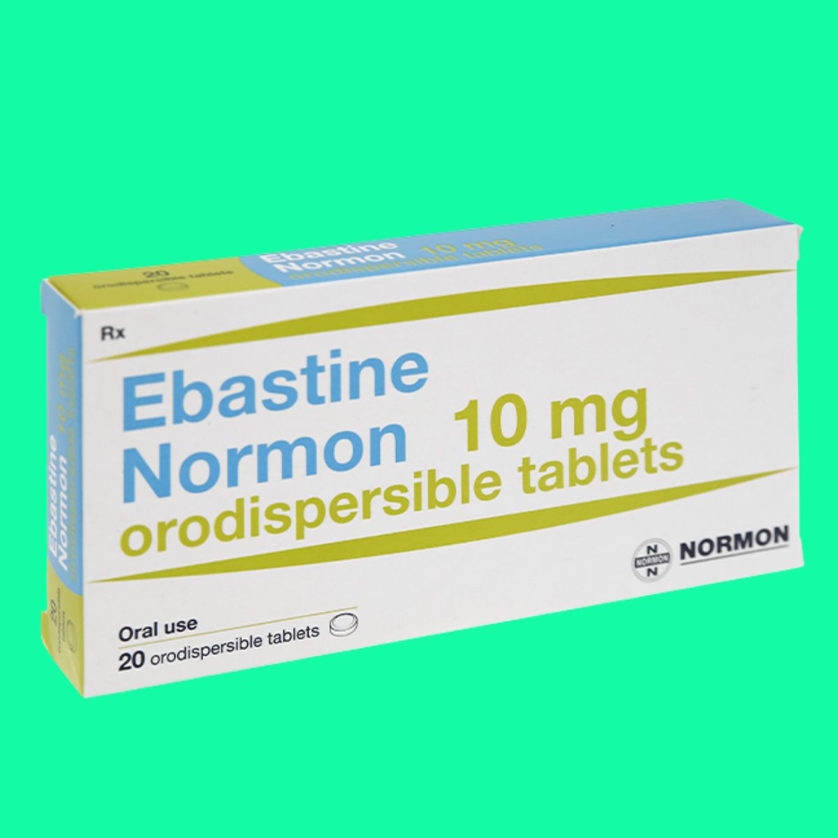 Ebastine Normon 10mg Orodispersible Tablets (2) Ebastine Normon 10mg Orodispersible Tablets