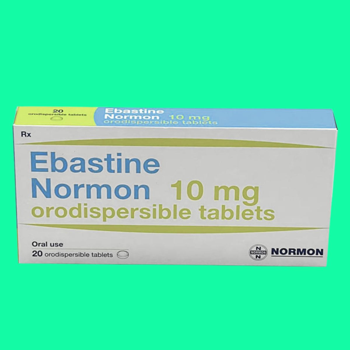 Ebastine Normon 10mg Orodispersible Tablets (4) Ebastine Normon 10mg Orodispersible Tablets