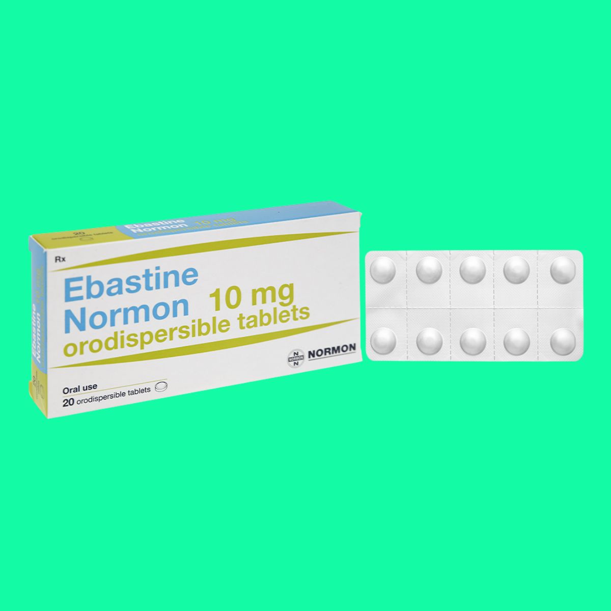 Ebastine Normon 10mg Orodispersible Tablets Ebastine Normon 10mg Orodispersible Tablets
