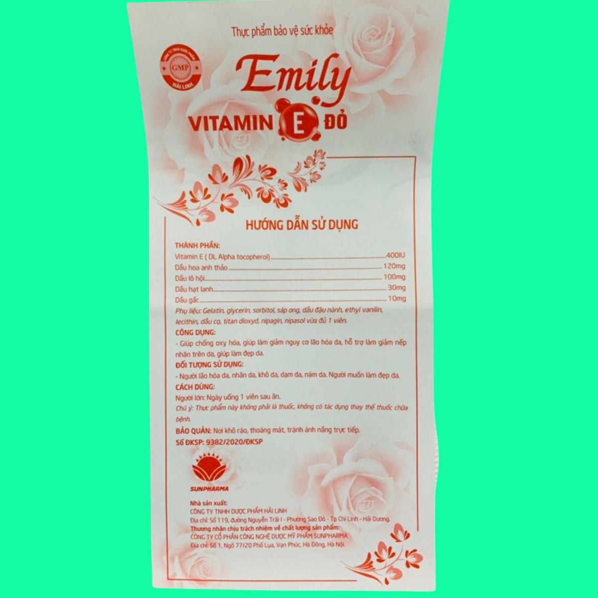 Emily Vitamin E Đỏ (6) Emily Vitamin E Đỏ
