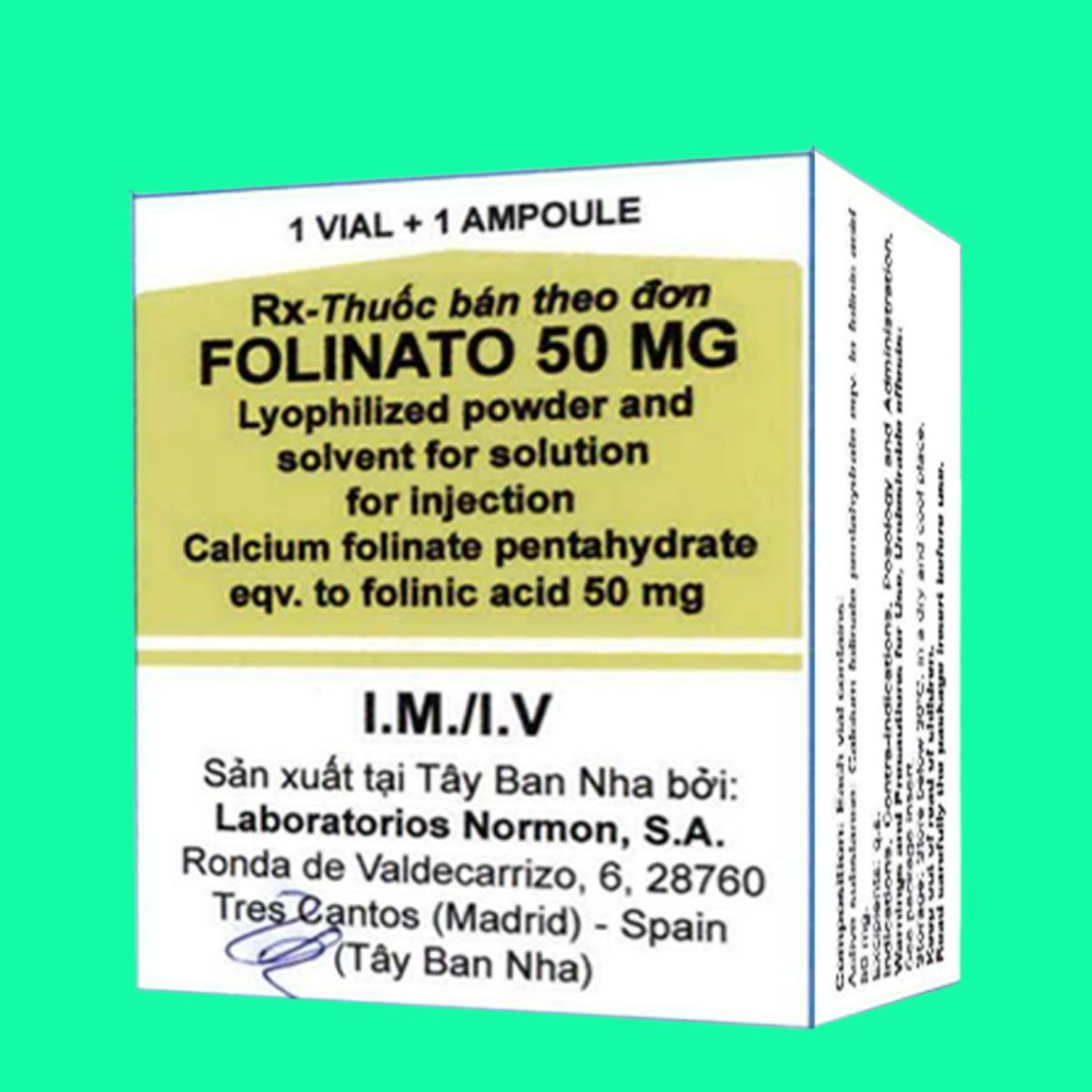 Folinato 50mg-1 Folinato 50mg