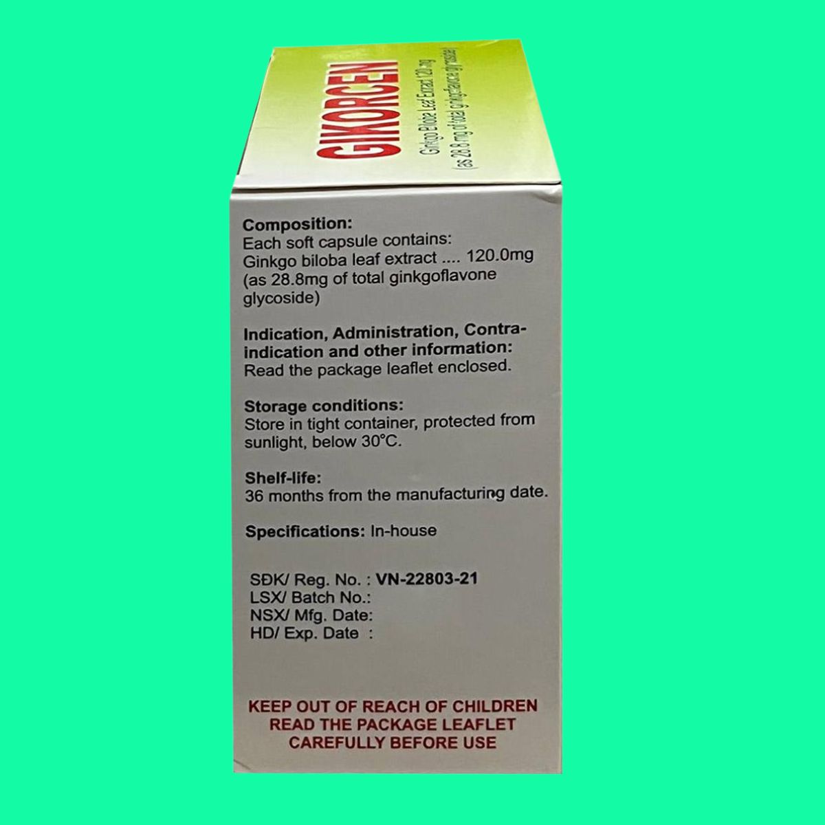 Gikorcen 120mg (5) Gikorcen 120mg