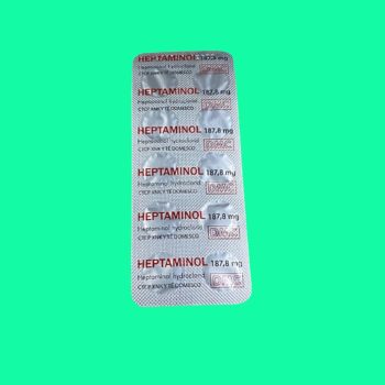 Heptaminol 187,8 mg Domesco 7 Heptaminol 187,8 mg