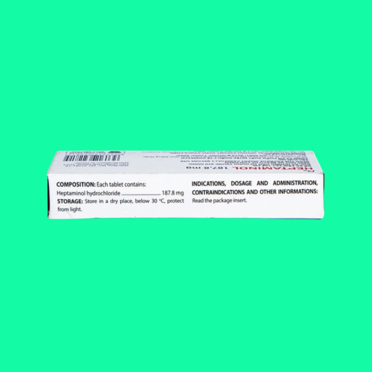 Heptaminol-187,8mg-21 Heptaminol 187,8 mg