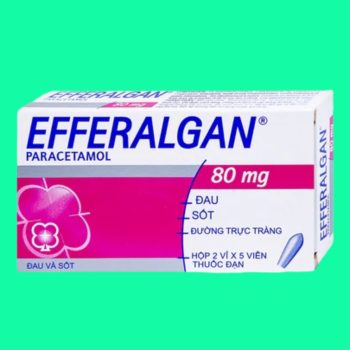Viên đặt Efferalgan 80mg 2 Viên đặt Efferalgan 80mg