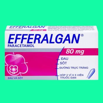 Viên đặt Efferalgan 80mg 3 Viên đặt Efferalgan 80mg