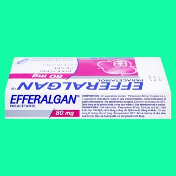Viên đặt Efferalgan 80mg 7 Viên đặt Efferalgan 80mg