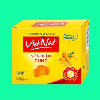 Viên ngậm Gừng VietNat (không đường) 5 Viên ngậm Gừng VietNat