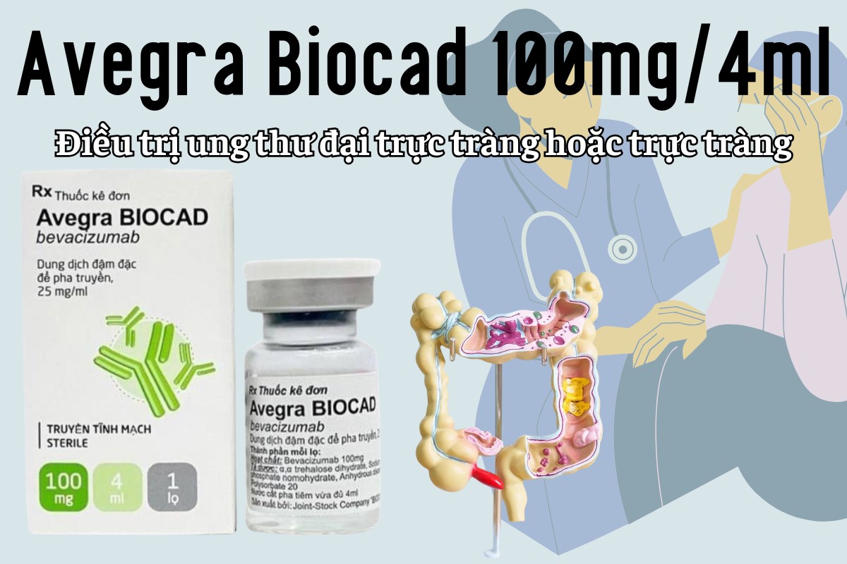 Avegra Biocad 100mg/4ml điều trị ung thư đại trực tràng