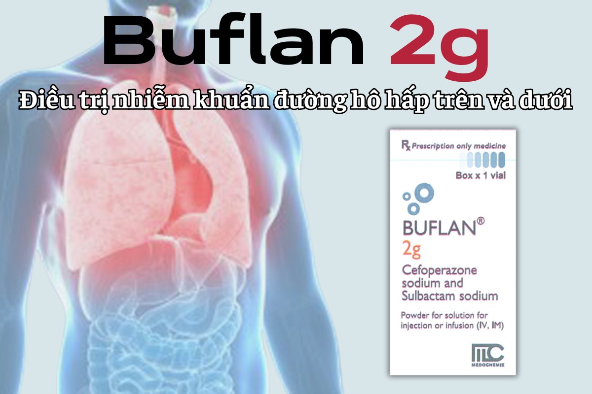 Buflan 2g điều trị nhiễm khuẩn
