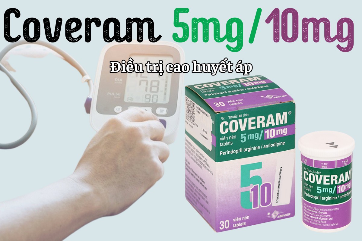 Coveram 5mg/10mg 9 Coveram 5mg/10mg điều trị cao huyết áp