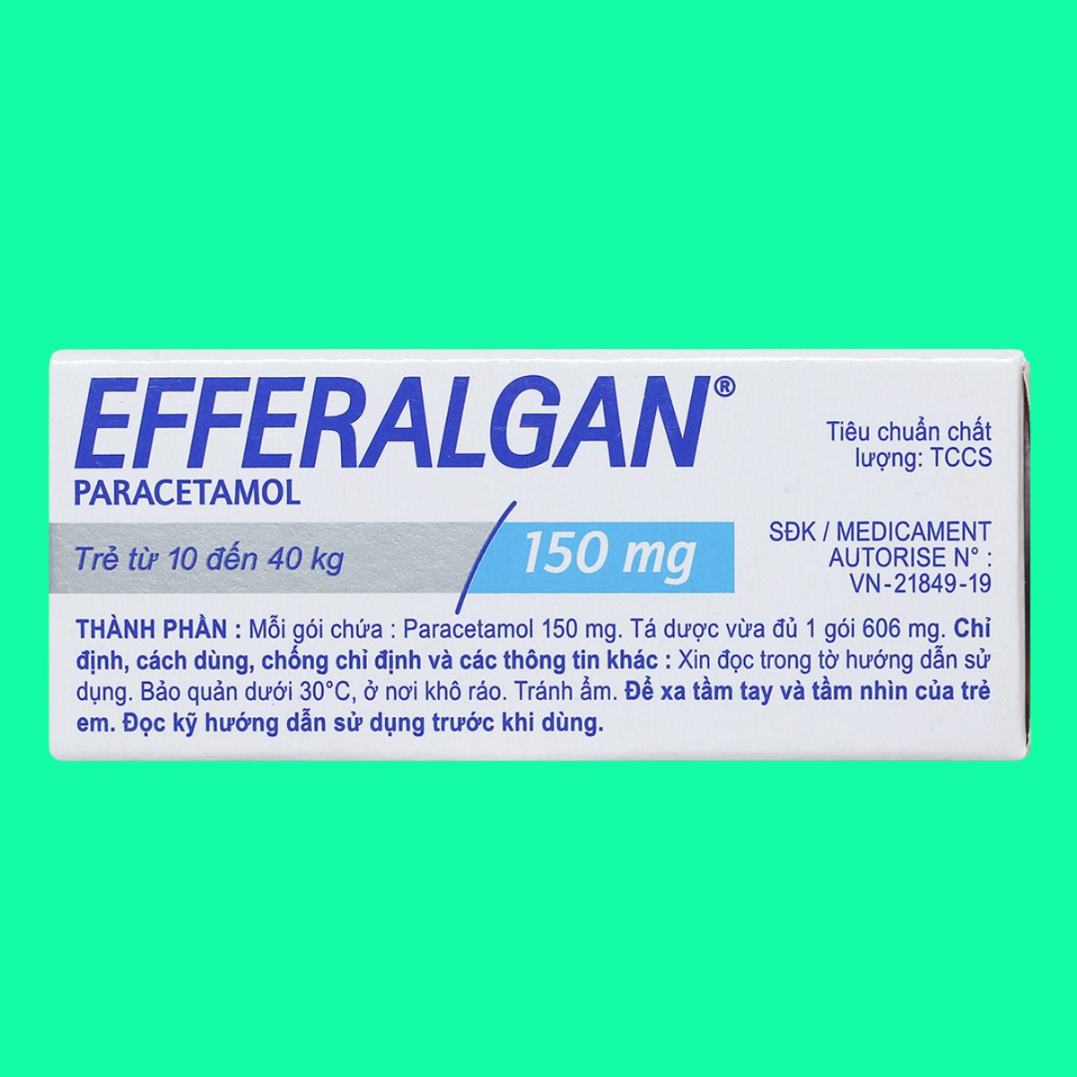 efferalgan-150mg-bot-sui-3 Efferalgan 150mg Bột sủi