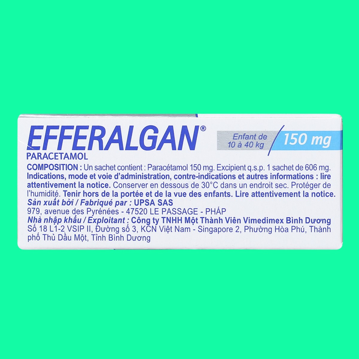 efferalgan-150mg-bot-sui-4 Efferalgan 150mg Bột sủi