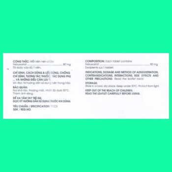 Febuxostat-5a Farma 80mg