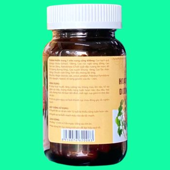 Hoạt huyết dưỡng não Vimos 9 Hoạt huyết dưỡng não Vimos có tác dụng hỗ trợ cải thiện tuần hoàn máu, đặc biệt là lưu lượng máu lên não
