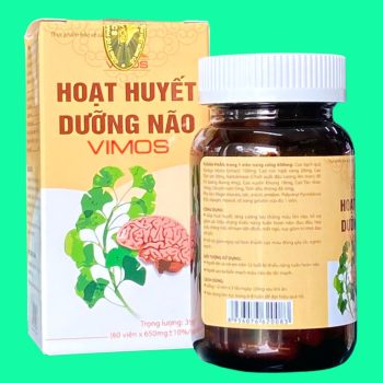 Hoạt huyết dưỡng não Vimos 2 Hoạt huyết dưỡng não Vimos có tác dụng hỗ trợ cải thiện tuần hoàn máu, đặc biệt là lưu lượng máu lên não